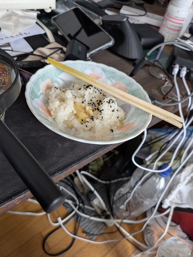 半歩さんいわく「栗ごはん風な栗ごはん」