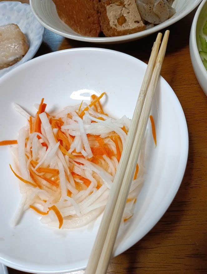 大根とにんじんのなます