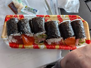 海苔巻きの軽食