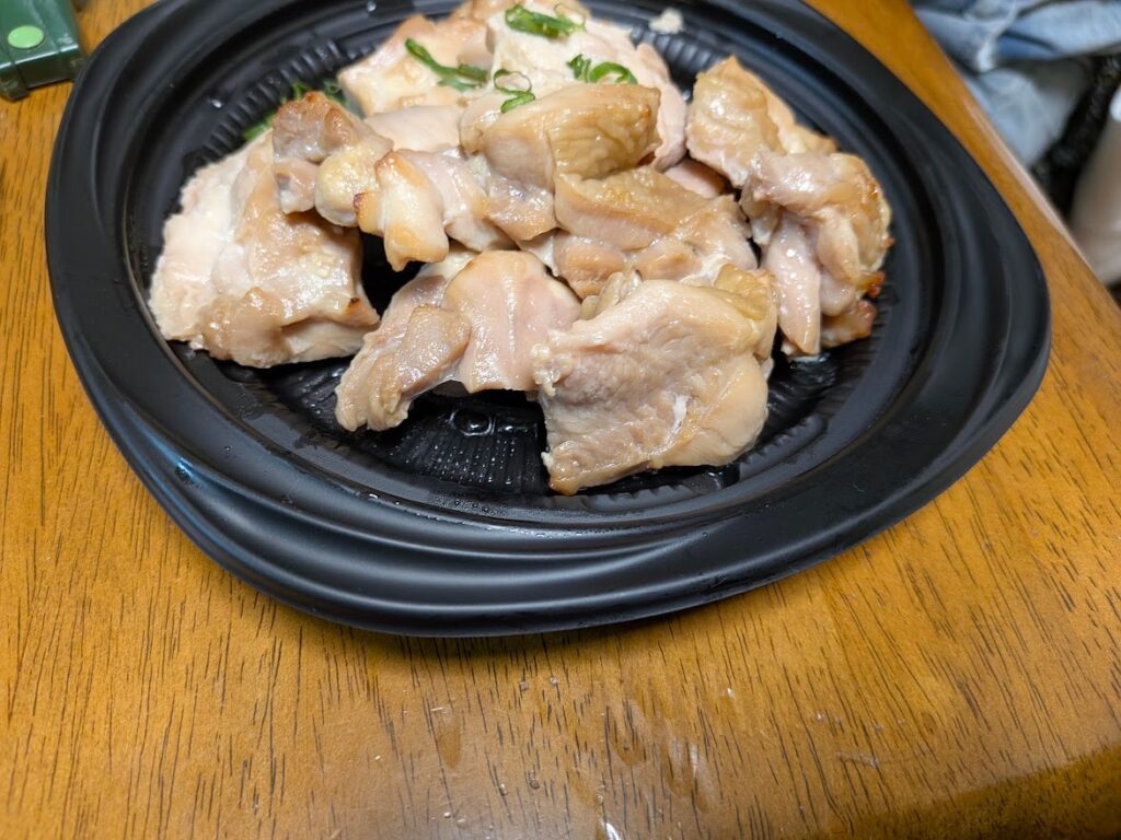 鶏もも肉の串なし焼き鳥