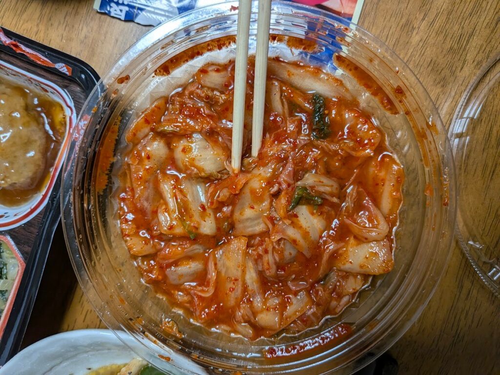 食べる前のキムチ