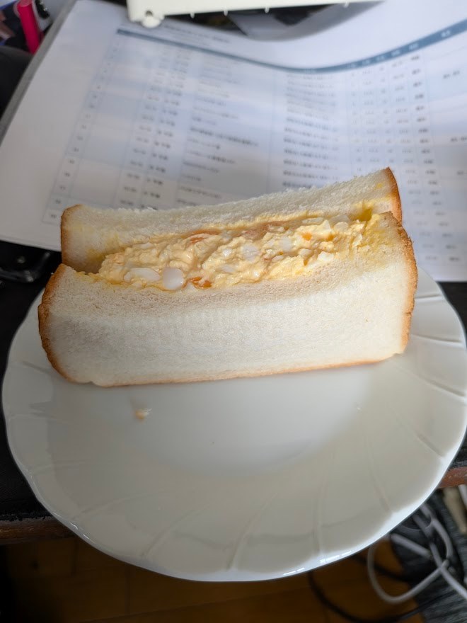 ふわふわ卵サンドイッチ