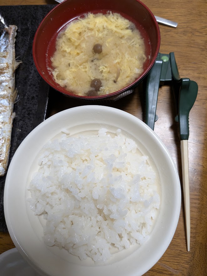 ご飯と汁物