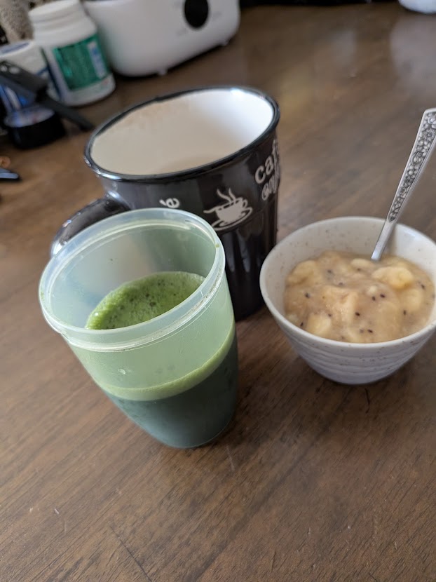 いつもの朝のセット
