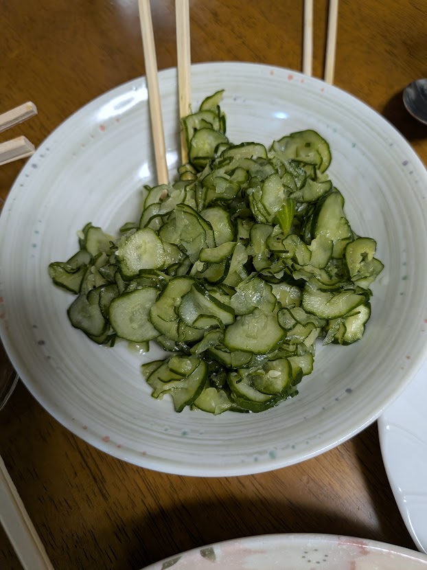 きゅうりの酢の物