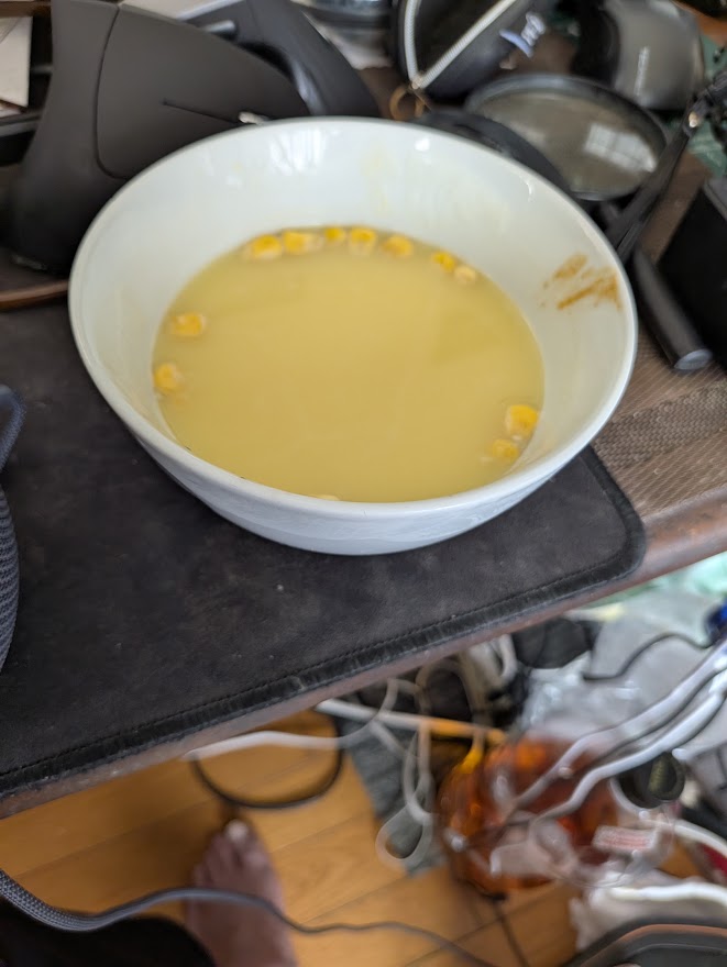器に残した食事の記録