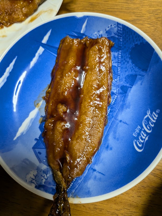 たれのかかった魚のおかず