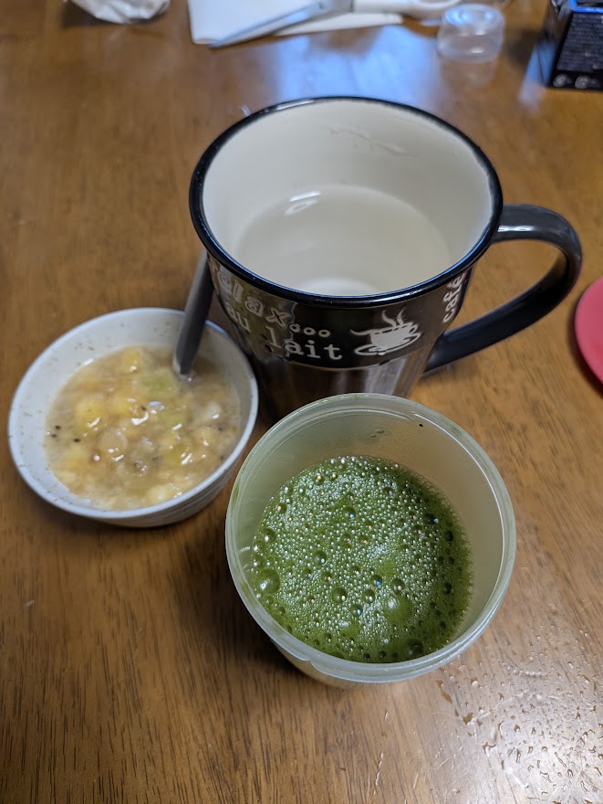 いつもの朝のセット