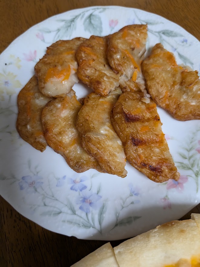 焼き色のついたおかず