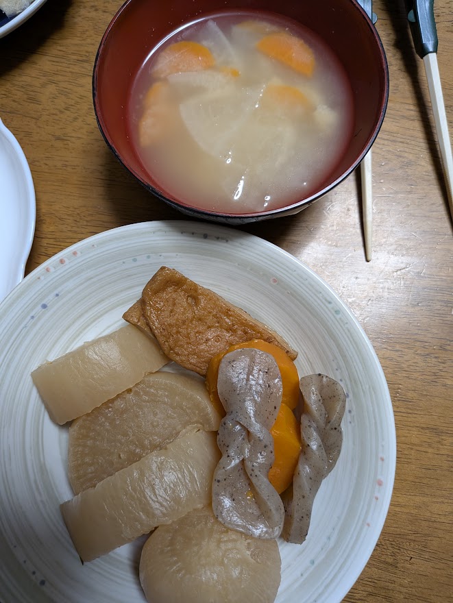 煮物と汁物