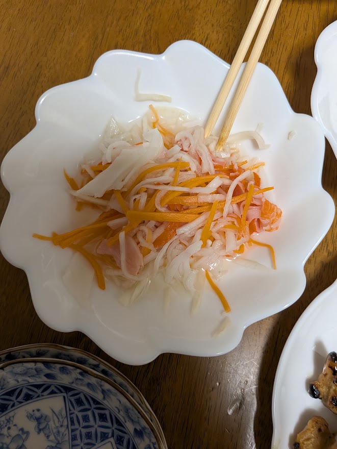 食卓にあった生酢。本人は食べていません